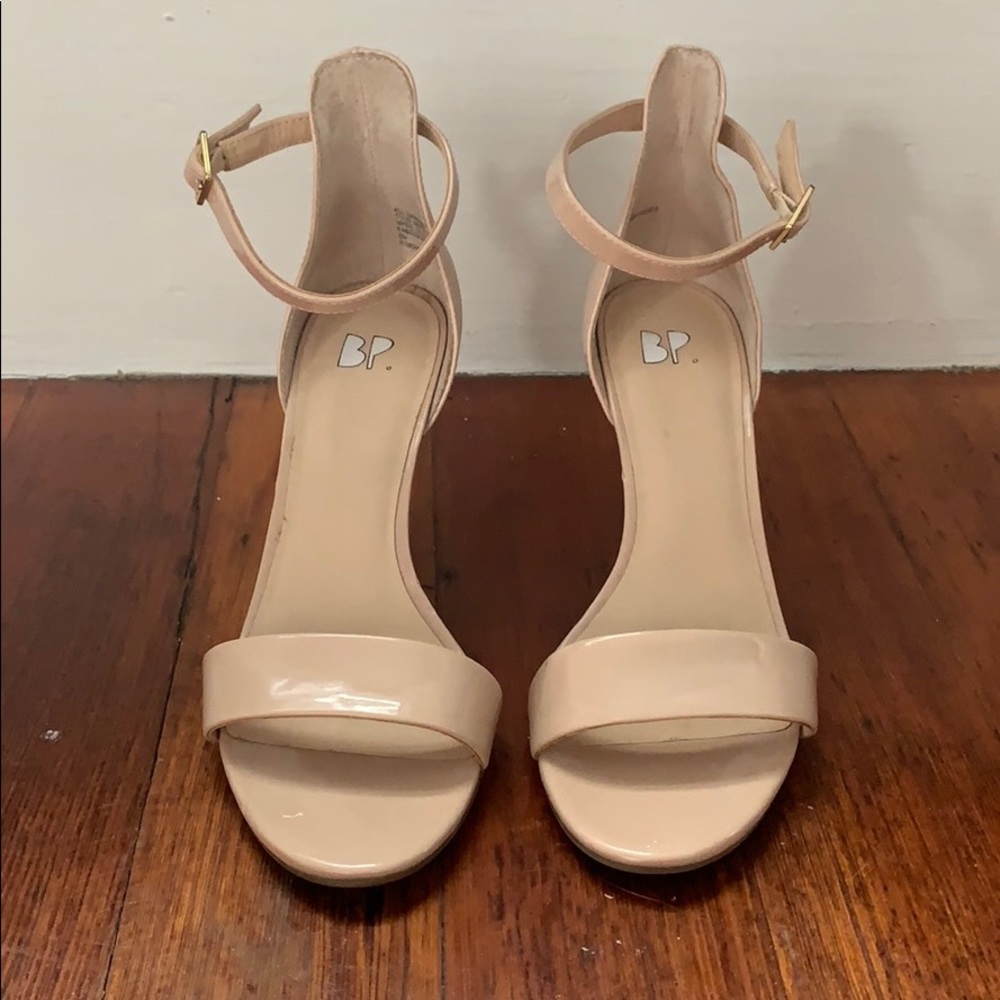 Blush pink heels